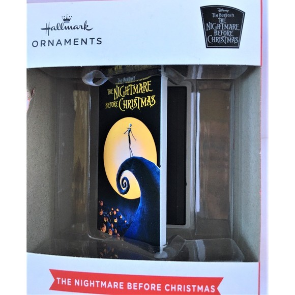 Nightmare Before Christmas Hallmark VHS Christmas Tree Ornament - Picture 3 of 8